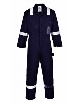 Portwest C814 - Iona Cotton Coverall - Navy Clothing